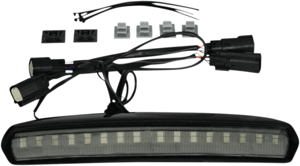 Custom Dynamics CD-TP-LID-CS Tour-Pak Light - Gloss Black With Smoked Lens - sxspowersports