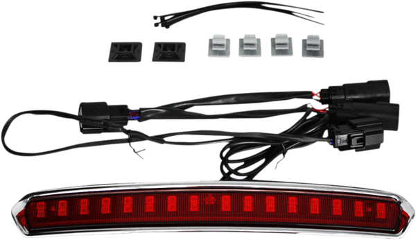 Custom Dynamics CD-TP-LID-CS Tour-Pak Light - Gloss Black With Smoked Lens - sxspowersports