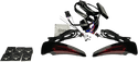 Custom Dynamics CD-TPBR-14-RB Tour-Pak Backrest LED - Black With Red Lens - sxspowersports