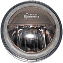 Custom Dynamics CDTB-45-AW-2B 4.5in. TruBeam LED Passing Lamps - Black Chrome - sxspowersports