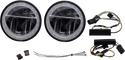 Custom Dynamics CDTB-45-AW-3C 4.5in. TruBeam LED Passing Lamps - Chrome - sxspowersports