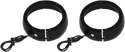 Custom Dynamics CDTB-45TR-2B Passing Lamp Trim Rings with White DRL and LED Turn Signals - Black - sxspowersports