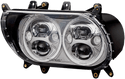 Custom Dynamics CDTB-RG-15-B 5.75in. LED Headlamps - Black - sxspowersports