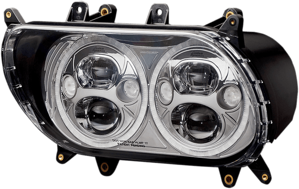 Custom Dynamics CDTB-RG-15-C 5.75in. LED Headlamps - Chrome - sxspowersports