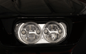 Custom Dynamics CDTB-RG-15-C 5.75in. LED Headlamps - Chrome - sxspowersports