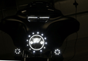 Custom Dynamics CDVENT-TF-AWKIT Lighted Fairing Vent Trim - White DRL with Amber Turn Signals - sxspowersports