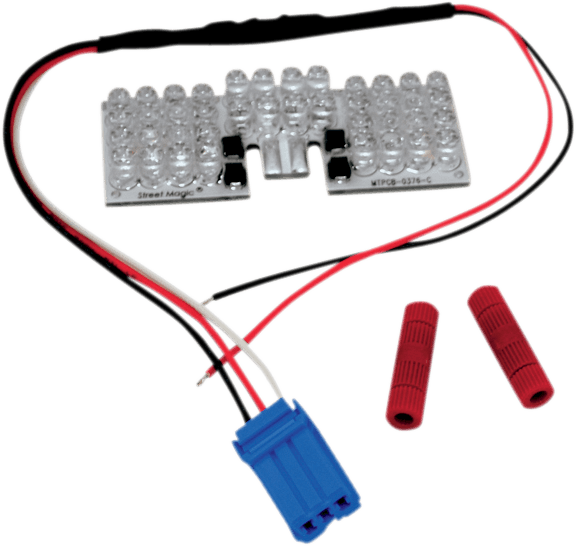 Custom Dynamics GEN-FT-R-RUN Rear LED Fender Tip Board - Red LED - sxspowersports