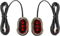 Custom Dynamics GEN-PLUGZ-R-B Plugz Antenna Hole Fillers - Red Lens - sxspowersports