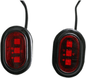 Custom Dynamics GEN-PLUGZ-R-B Plugz Antenna Hole Fillers - Red Lens - sxspowersports