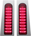 Custom Dynamics PB-FILL-R-C Probeam Fillerz Saddlebag LED Light - Red - sxspowersports