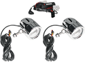 Custom Dynamics PB-FOG-HD-C LED Halo Fog Lights - Chrome - sxspowersports