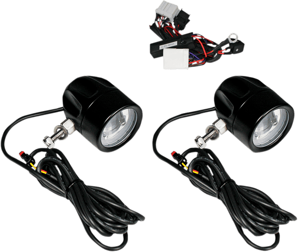 Custom Dynamics PB-FOG-TKE-C LED Halo Fog Lights - Chrome - sxspowersports
