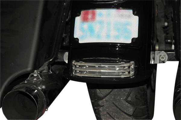 Custom Dynamics PB-FT-TOUR-S-B Probeam Rear Fender Tip Lights - Gloss Black Finish, Smoke Lens - sxspowersports