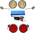 Custom Dynamics PB-HD-BB-C Probeam Turn Signal Insert Kit with Signal Stabilizers - Chrome Bezel - sxspowersports