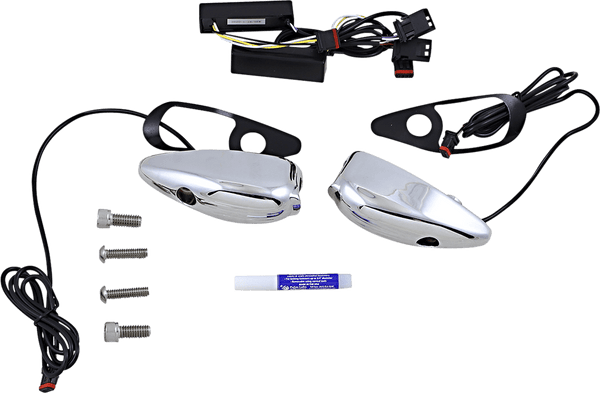 Custom Dynamics PB-RG-TS-15-C Probeam Turn Signals - Chrome - sxspowersports