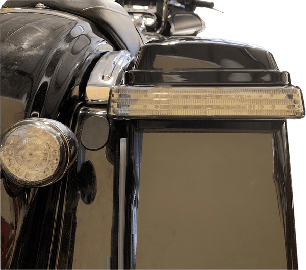 Custom Dynamics PB-SBSEQ-HD-CS Probeam Sequential LED Saddlebag Light - Chrome With Smoke Lens - sxspowersports
