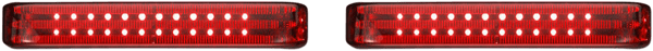 Custom Dynamics PB-SBSEQ-SS8-BR Probeam Sequential LED Saddlebag Light - Gloss Black With Red Lens - sxspowersports