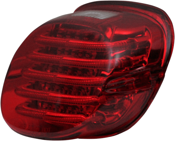 Custom Dynamics PB-TL-LPW-R Probeam LED Taillight with License Plate Illumination Window - Red - sxspowersports