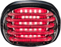 Custom Dynamics PB-TL-LPW-R Probeam LED Taillight with License Plate Illumination Window - Red - sxspowersports