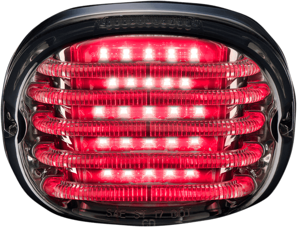 Custom Dynamics PB-TL-LPW-R Probeam LED Taillight with License Plate Illumination Window - Red - sxspowersports