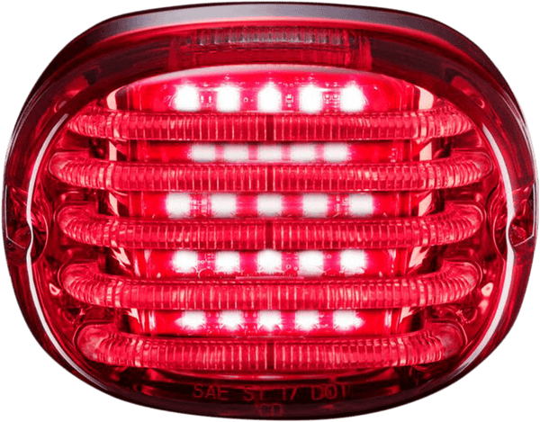 Custom Dynamics PB-TL-SBW-S Probeam LED Squareback Taillight with License Plate Illumination Window - Smoke - sxspowersports