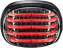 Custom Dynamics PB-TL-SBW-S Probeam LED Squareback Taillight with License Plate Illumination Window - Smoke - sxspowersports
