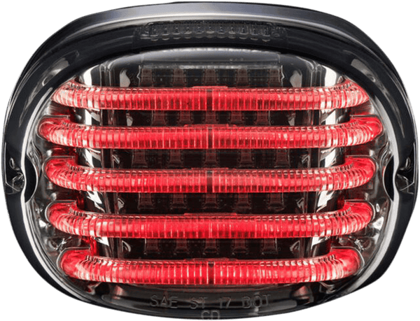 Custom Dynamics PB-TL-SBW-S Probeam LED Squareback Taillight with License Plate Illumination Window - Smoke - sxspowersports