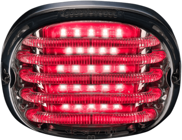 Custom Dynamics PB-TL-SBW-S Probeam LED Squareback Taillight with License Plate Illumination Window - Smoke - sxspowersports