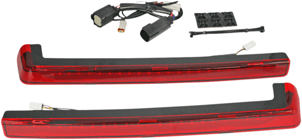 Custom Dynamics PB-TP-ARM-13R Probeam LED Tour-Pak Arms - Red - sxspowersports