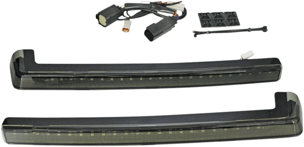 Custom Dynamics PB-TP-ARM-14S Probeam LED Tour-Pak Arms - Smoke - sxspowersports