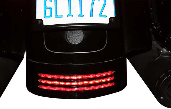 Custom Dynamics PB-TRI-4-RED Probeam Rear LED Tribars - Red - sxspowersports