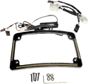 Custom Dynamics TF05-HD-B Radius License Plate Frame - Gloss Black - sxspowersports