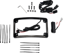 Custom Dynamics TF05-SS6-B Radius License Plate Frame - Gloss Black - sxspowersports