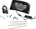 Custom Dynamics TF06-BCM-C Radius LED License Plate Frame - Chrome - sxspowersports