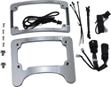 Custom Dynamics TS-ELIM-06BCM-C Turn Signal Eliminator with Tri-Radius Iluminated Plate Frame - Chrome - sxspowersports