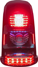 Custom Dynamics TS-ELIM-06HW-B Turn Signal Eliminator with Tri-Radius Iluminated Plate Frame - Gloss Black - sxspowersports