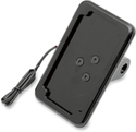 Cycle Visions CV-4607BL In Close Vertical License Plate Holder with Plate Light - Black - sxspowersports