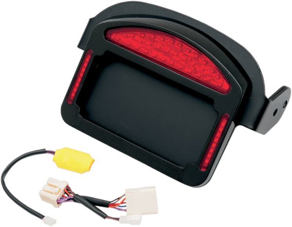 Cycle Visions CV-4816B Eliminator LED Taillight/License Plate Frame - Black - sxspowersports