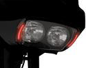 Cycle Visions CV-4852 Illumabezel - Black with Smoke Lens - sxspowersports