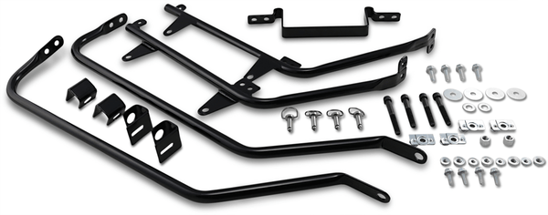 Cycle Visions CV-7200A Bagger-Tail for Softail - Black Bag Mounts - sxspowersports