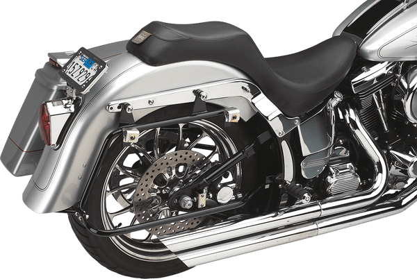 Cycle Visions CV-7200A Bagger-Tail for Softail - Black Bag Mounts - sxspowersports