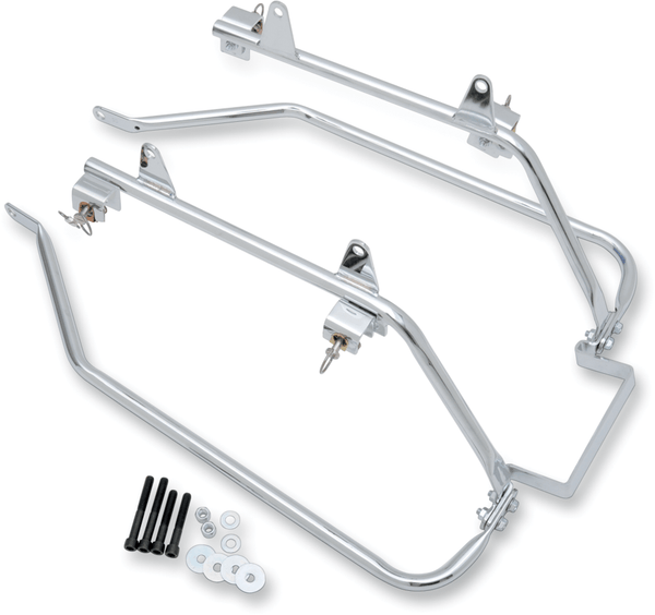 Cycle Visions CV-7205 Bagger-Tail for Softail - Chrome Bag Mounts - sxspowersports