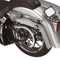Cycle Visions CV-7220 Bagger-Tail Filler Panels for Hard Bags - Raw - sxspowersports