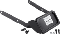 Cycle Visions CV4655B Curved Slick Signal License Plate Frame and Mount - Black - sxspowersports