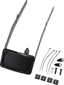 Cycle Visions CV4655B Curved Slick Signal License Plate Frame and Mount - Black - sxspowersports