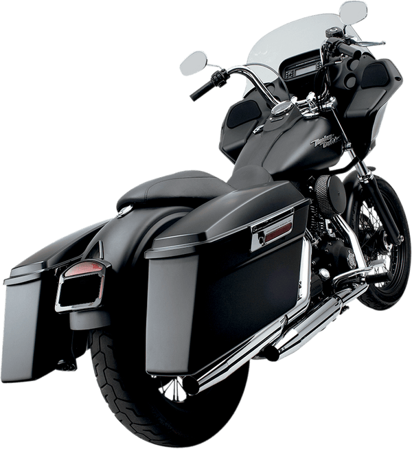Cycle Visions CV7400B Bagger-Tail Kit for Dyna - Chrome Bag Mounts - sxspowersports