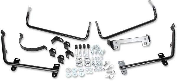 Cycle Visions CV7400B Bagger-Tail Kit for Dyna - Chrome Bag Mounts - sxspowersports