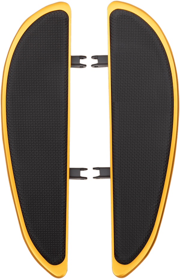 Cyclesmiths 104-G-NR Standard 19in. Banana Board - Gold without Rivets - sxspowersports