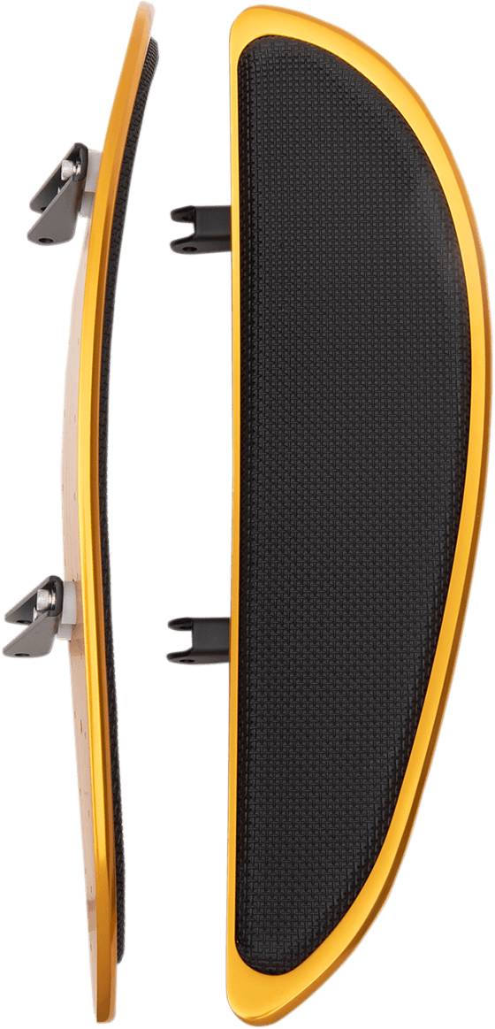 Cyclesmiths 104-G-NR Standard 19in. Banana Board - Gold without Rivets - sxspowersports