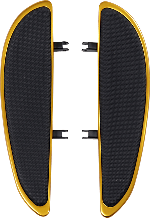 Cyclesmiths 104-G-NR Standard 19in. Banana Board - Gold without Rivets - sxspowersports
